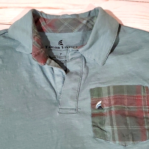 Boys Sz 7 Polo by Taylor Vintage. - Picture 2 of 3